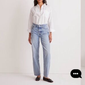 Madewell Low-Slung Straight Jeans